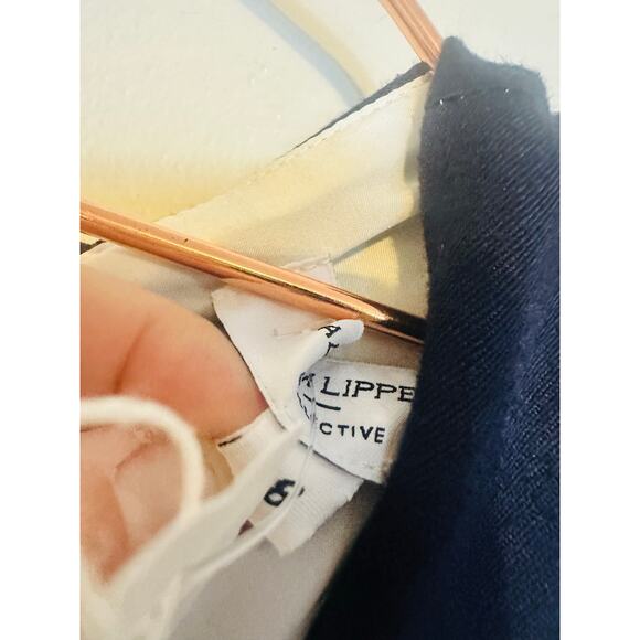 ADAM LIPPES COLLECTIVE Black White Striped Kimono Stripe Sleeve Dress Size 8 - Picture 6 of 9